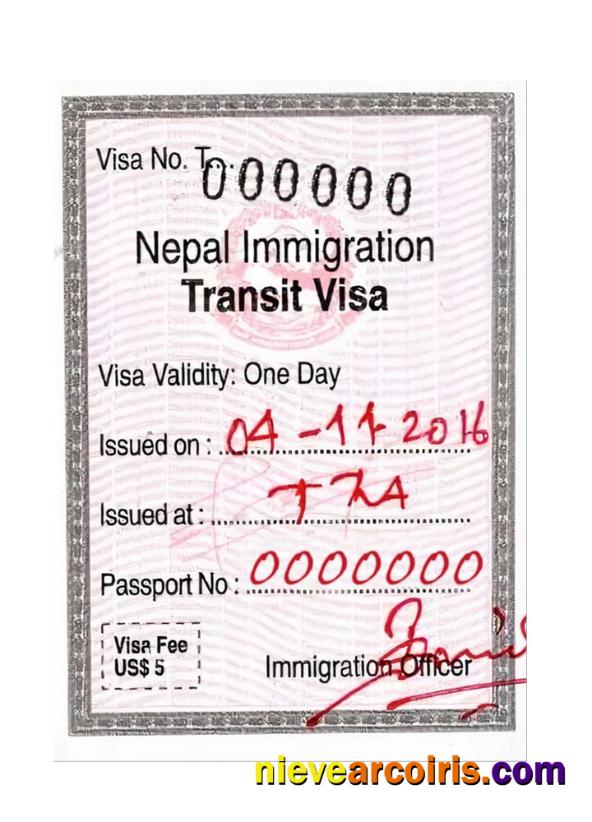 NEPAL immigration visa